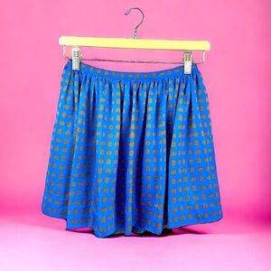 Ralph Lauren Girls Blue Patterned Skirt Size L (12-14Y)